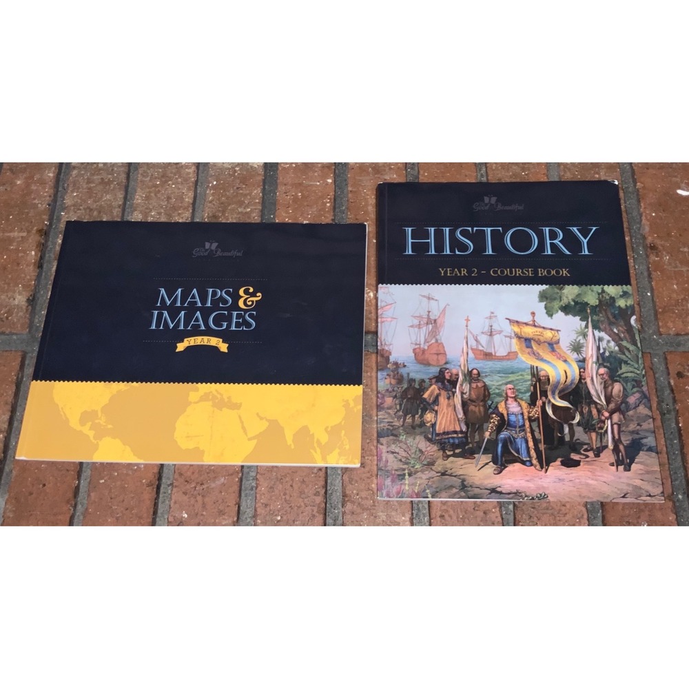 The Good and the Beautiful History Year 2 Course Book Maps and Images Bundle